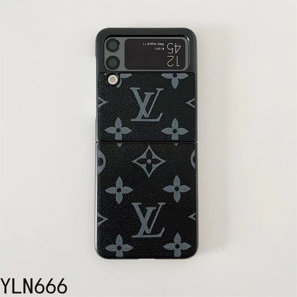 Ốp điện thoại gập cổ điển cổ điển cho Samsung Galaxy Z Flip 1 2 3 4 5 6 7 7FE Vỏ da PU sang trọng cho Z Flip6 Z Flip7 Vỏ bảo vệ chống móc