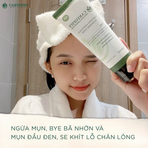 Ảnh Sữa Rửa Mặt Caryophy Portulaca Cleansing Foarm 150ml Mẫu Mới 4