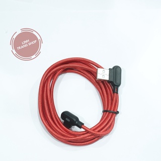 Cáp Sạc Gập Đầu Đèn Led, Dây Sạc Dành Cho Game Thủ