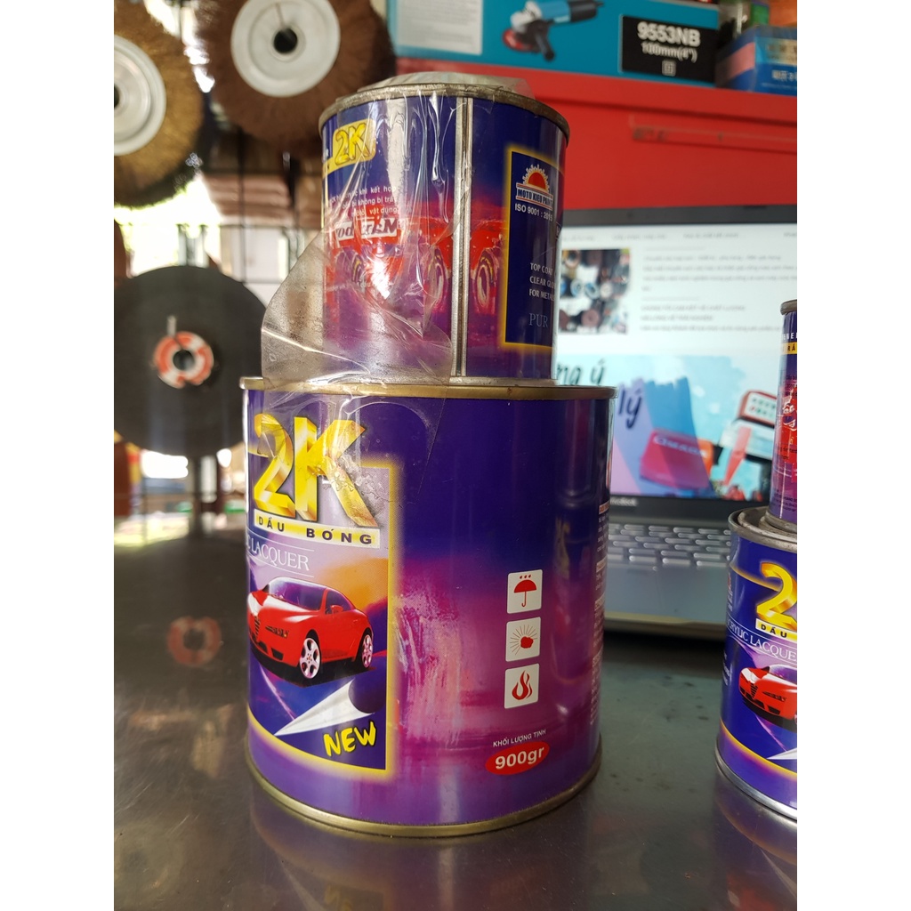 SƠN DẦU BÓNG CAO CẤP 2K MOTO KIỀU + LON CHẤT CỨNG (350GR, 1150GR)