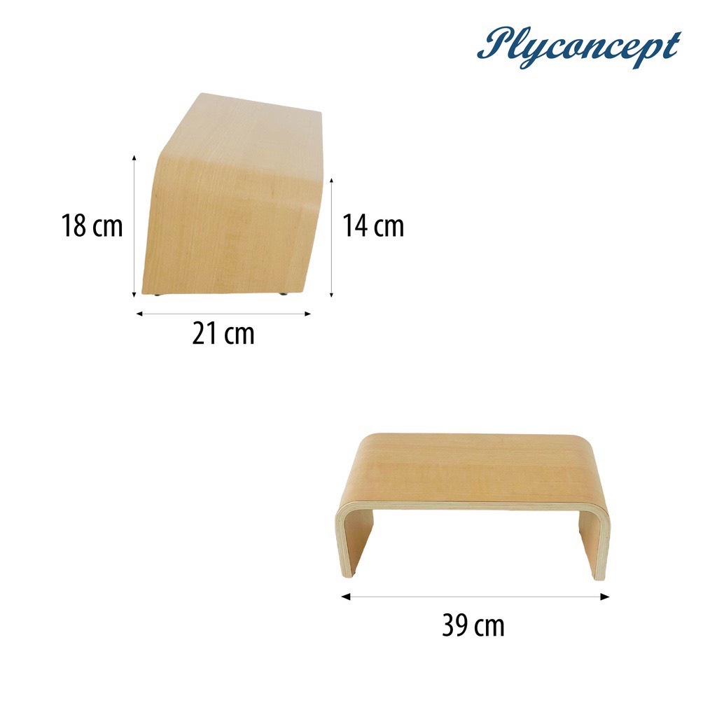 Ảnh Ghế ngồi Quỳ Công Thái Học, Ghế Thiền Quỳ Seiza giúp thẳng lưng Plyconcept Seiza Bench - Gỗ uốn cong 2