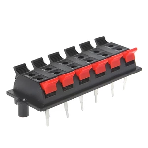 Niki 12 Cách 2 Hàng Đẩy Phát Hành Đầu Nối Dải Khối Tấm Loa Stereo Terminal