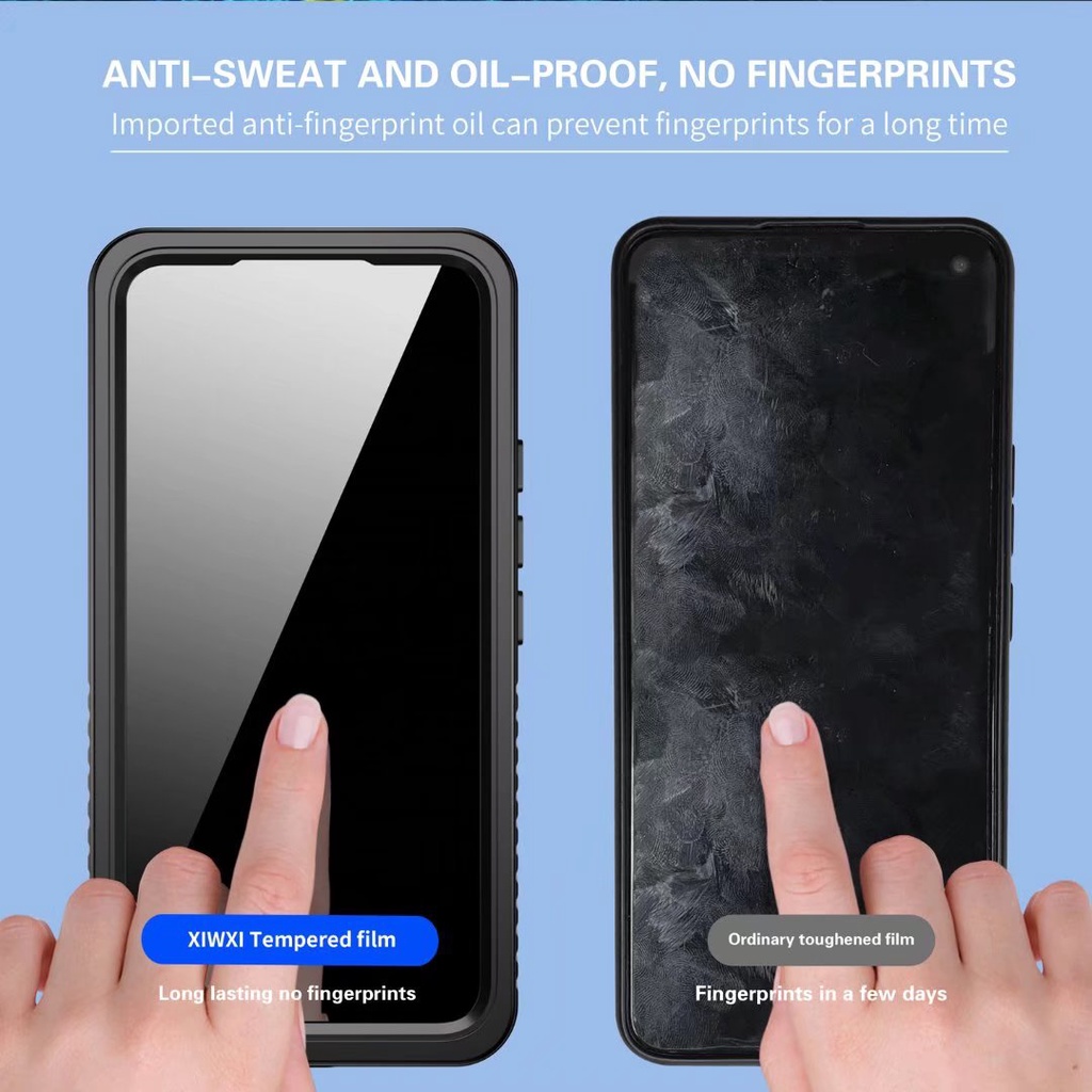 Ốp Chống Thấm Nước IP68 Cho Samsung Galaxy S22 Ultra S24 S23 Ultra S25 S22 Plus S21 FE Note 20 Ultra S20 A16 A53 Vỏ Điện Thoại Bơi Ngoài Trời S22 S26