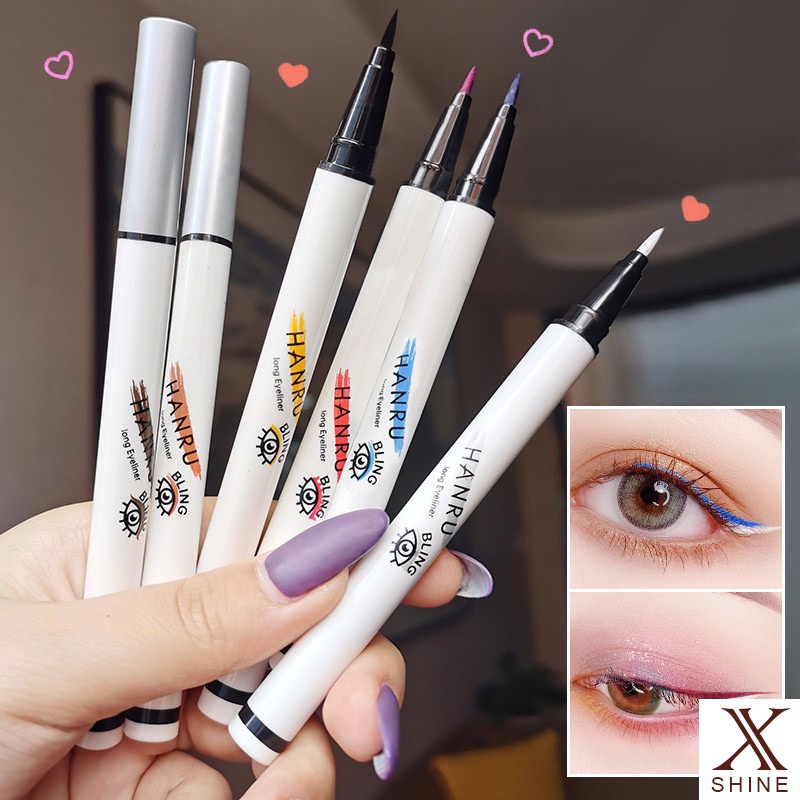 Bút Kẻ Mắt HANRU Bling Long Eyeliner Lâu Trôi Không Lem 1.0g Shopee