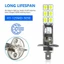 YRBWD 2 Cái / bộ Bóng Đèn Pha Lái Xe Sáng 2 Chiếc Siêu Sáng Hi / Low Kit Beam 55W LED DRL