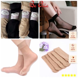 Tất Nữ , Tất Da Nữ cổ ngắn siêu dai phối đồ theo phong cách Hàn Quốc được chọn màu- 1 đôi mã PKT 761 BC_CHIC LINGERIE