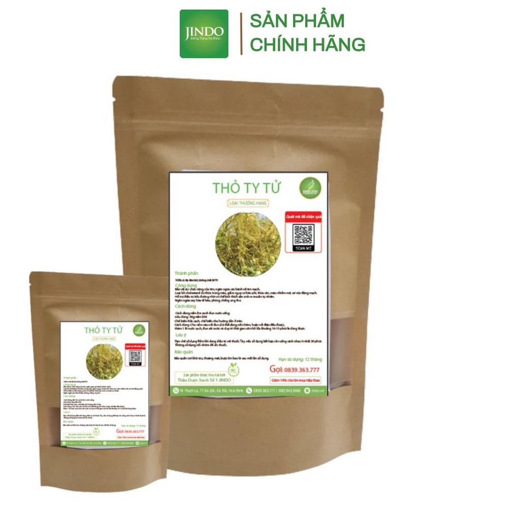 [Mã BMTTC60K giảm đến 60K đơn 50K] Thỏ ty tử khô thượng hạng JINDO 1kg