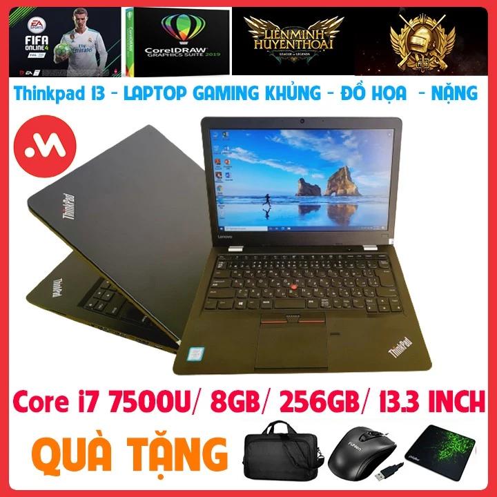 Laptop Lenovo Thinkpad 13 i7-7500U, Laptop cũ Gaming khủng và đồ họa Nặng - Hàng nhập khẩu USA