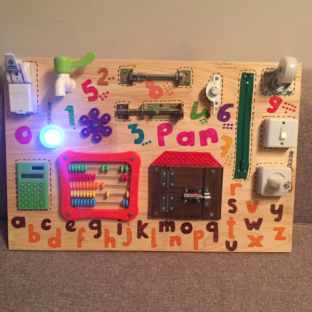 Bảng busy board 40x60 gỗ thông | Shopee Việt Nam