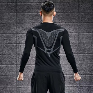Áo Thể Thao Nam Tay Dài Áo Tập Gym Nam Chất Thun Lạnh Áo Giữ Nhiệt Nam Đá Bóng