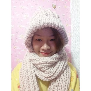 Bộ khăn mũ len đan tay - Sản phẩm handmade cẩn thận từng mũi - Quà tặng thủ công ý nghĩa