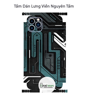 Tấm dán Skin Mặt Sau  FULL VIỀN Dành Cho 13prm , 12prm , 11prm , x , xsm , ip11 , ip12 , ip13 - FukiShop