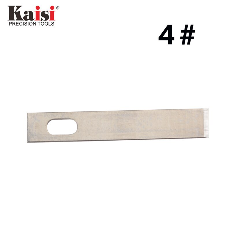 Kaisi 4 6 12 10 Cái / bộ Lưỡi Thép Chính Xác Khắc Thủ Công Điêu Khắc Dao Scalpel Dụng Cụ Cắt Để Sửa Chữa PCB