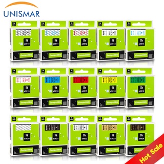 Cuộn Băng Dính Nhãn DYMO D1 6mm 43613 43618 43621 43621 DYMO LabelManager PC II PnP 160 280 360D 420P 450 LabelPoint 100 150