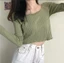 Áo len croptop