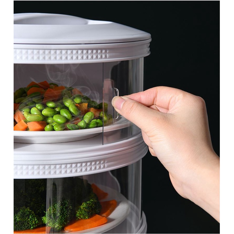 Lồng bàn 5 TẦNG hộp đựng thức ăn GIỮ NHIỆT CHỐNG BỤI  CHỐNG CÔN TRÙNG ĐA NĂNG TIỆN DỤNG