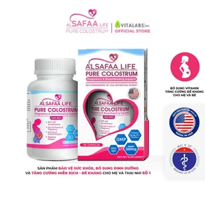 Thực phẩm bảo vệ sức khỏe Sữa non Al Safaa Life hộp 30 viên
