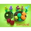 COMBO 10 QUẢ NỈ - Quả nỉ nhồi căng đẹp - Đồ chơi mầm non