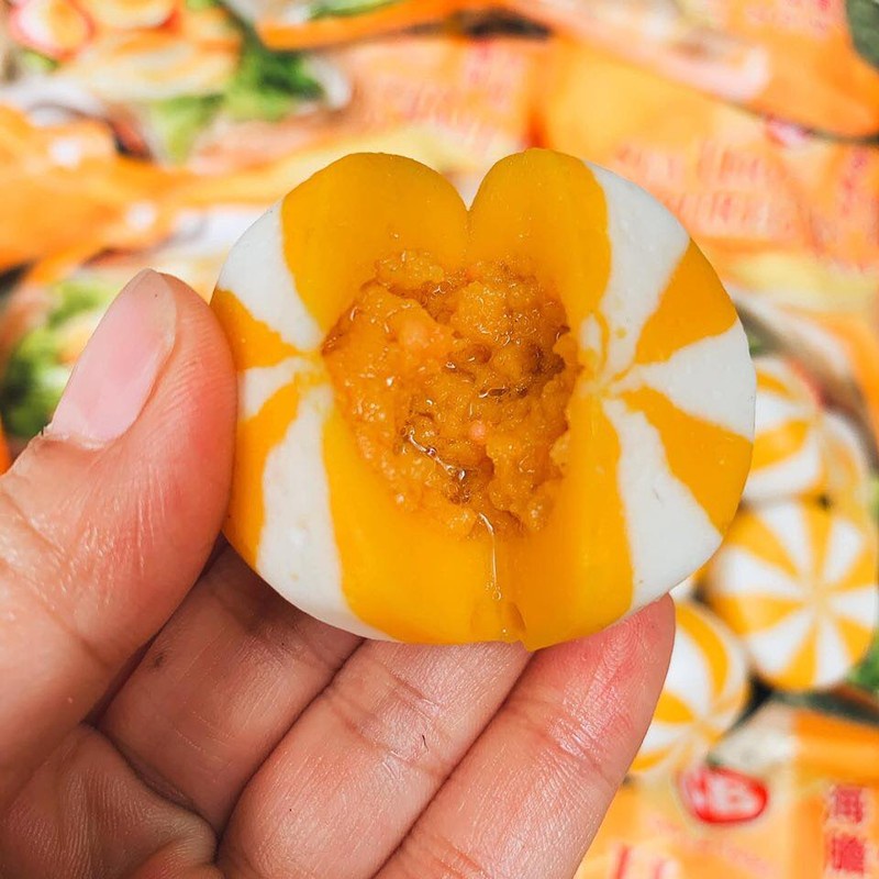 CB Viên Bánh Bao Hải Sản Nhím Biển Nhân Trứng Cá Sea Urchin Flavoured Ball Thả Lẩu Malaysia 500g