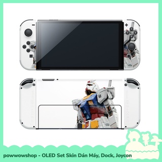 [Sẵn VN] OLED 26 Mẫu Set Skin Decal Dán Máy, Dock, Joycon Cho Máy Game Nintendo Switch Oled Cool & Cute