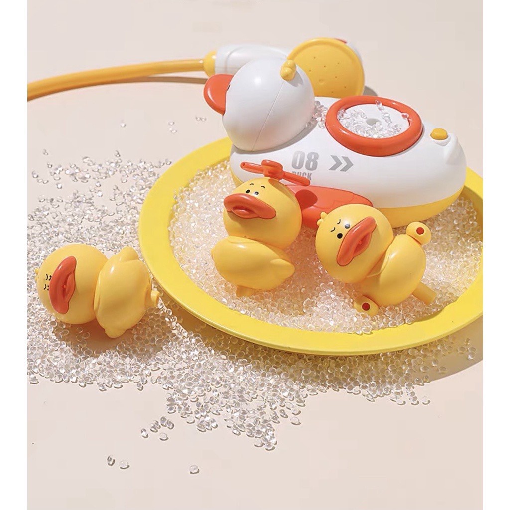 Đồ Chơi Vịt Phun Nước Thả Bồn Tắm Bể Bơi 5 Chế Độ Phun Nước Đồ Chơi Nhà Tắm Thả Bồn Tắm Cho Bé - Đồ Chơi Cho Bé PUKAPI