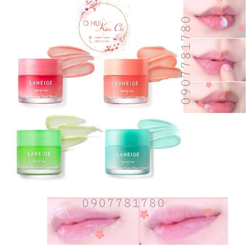 Mặt Nạ Ngủ Môi Lanei Lip Sleeping Mask Mini 8g