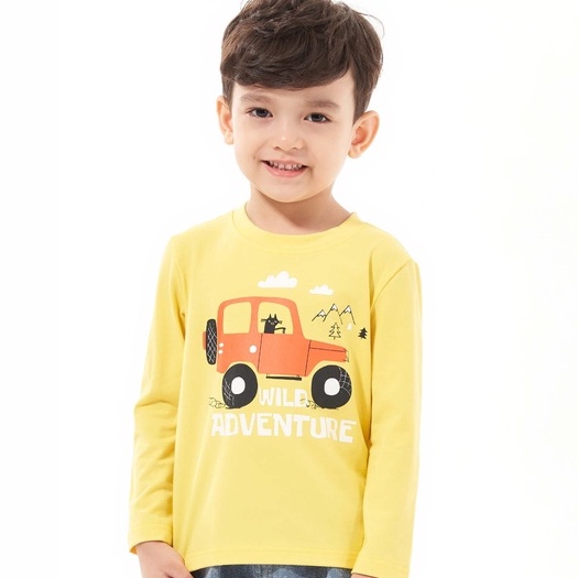 Áo thun bé trai dài tay từ 1 đến 8 tuổi in hình ngộ nghĩnh thời trang cao cấp Beddep Kid Clothes