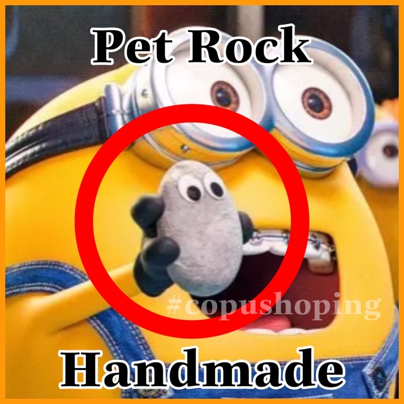Handmade) Pet Rock của Minion Otto Minions Sự trỗi dậy của Gru