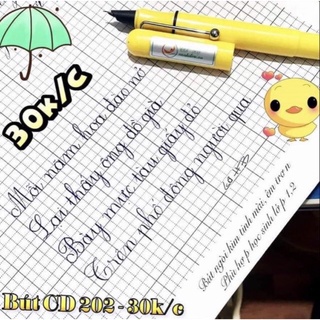 Bút mực cánh diều CD202 Chính H( ngòi kim tinh, êm trơn, nét nhỏ )
