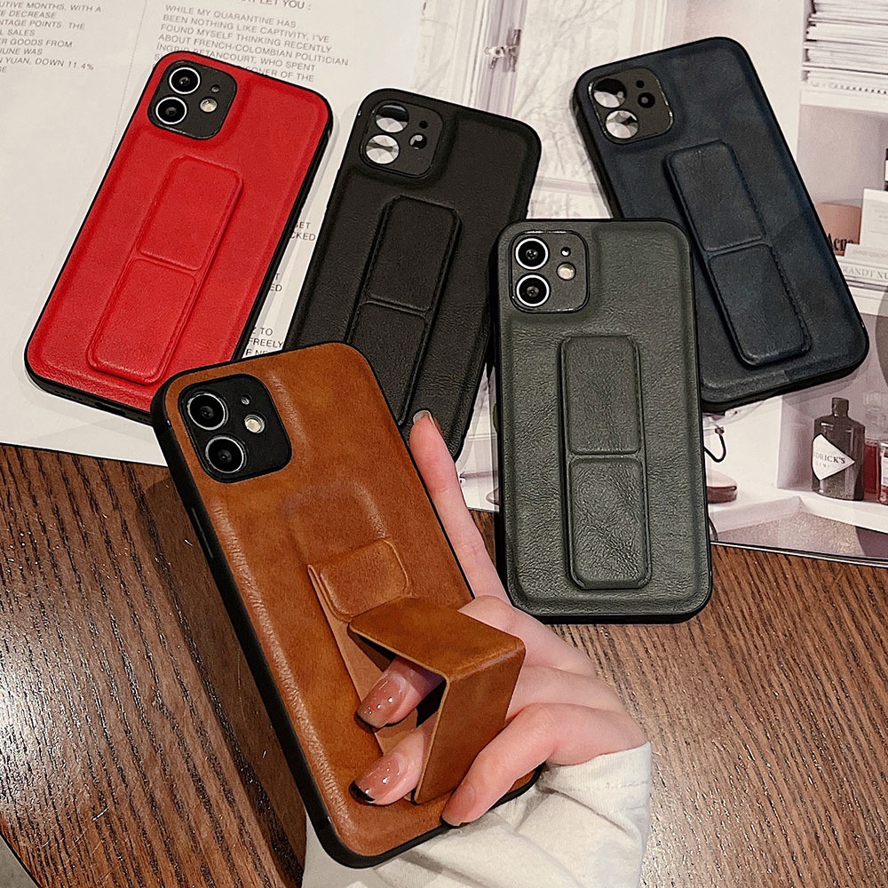 Ốp Điện Thoại Da PU Có Dây Đeo Từ Tính Cho iphone 13 Pro max 12 Pro 11 Pro max X Xs max XR 7 8 plus