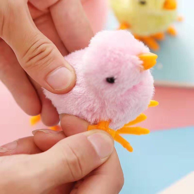 Gà Nhỏ Có Thể Nhảy Gà Con Biết Nhảy Đồ Chơi Vặn Cót Mini Nhảy Lon Ton Không Cần Sạc Quà Tặng Ngày Trẻ Em-PUPU HOUSE