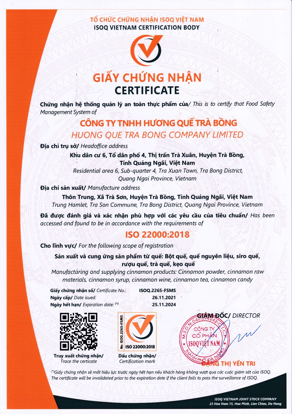 Mô tả Tẩy Bồn Cầu Quế Trà Bồng 500ml - 2