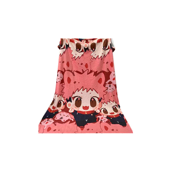ST2 Jujutsu Kaisen Mềm Chăn Flannel Ấm Áp Thoải Mái Chăn Gojo Satoru Itadori Yuji Megumi Phòng Ngủ Sofa Thảm Sle