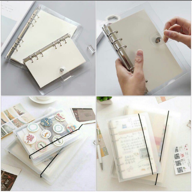 Sổ còng A5 bìa còng sổ còng cứng bìa dẻo bullet journal planner binder sticker | BigBuy360 - bigbuy360.vn
