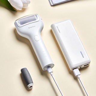 Showsee Máy chăm sóc da gót chân B1-W, dụng cụ làm móng chân, máy tẩy da chết gót, pin 600mAh