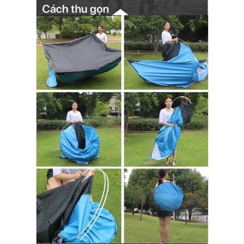 Lều du lịch - lều cắm trại picnic - lều dã chiến cách ly chất dù bền đẹp