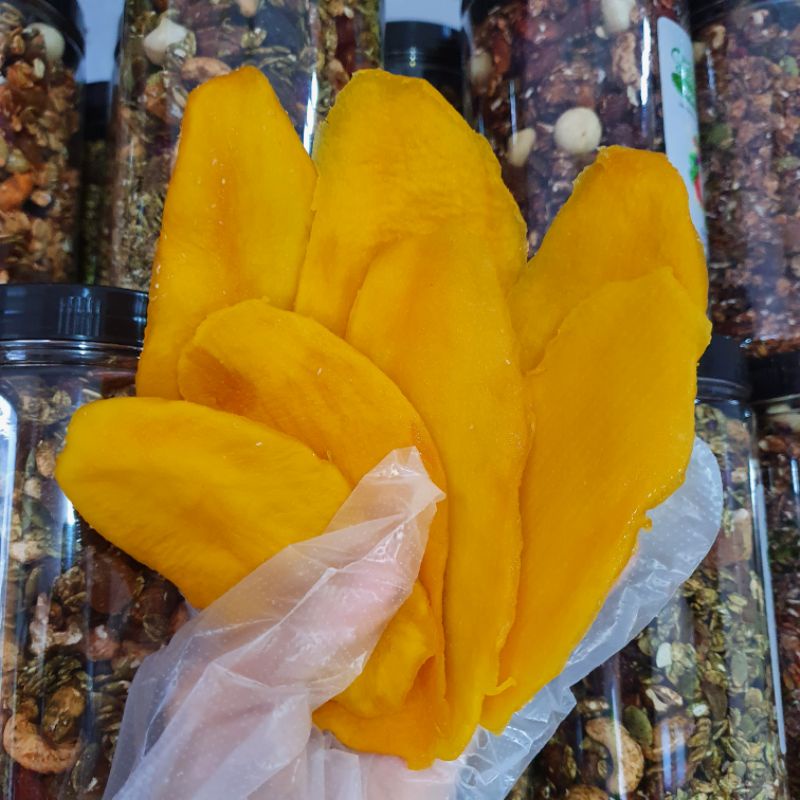Xoài Keo Sấy Dẻo Túi 500G - Xoài dẻo muối ớt - Felix Mart