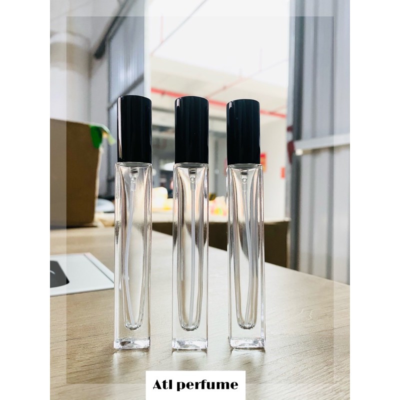 [Giá Tốt Nhất⚡️]Vỏ Chai chiết nước hoa 10ml CAO VUÔNG DÀY (VỎ CHAI KHÔNG CÓ NƯỚC HOA)