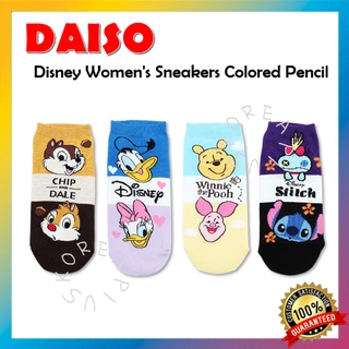 [Daiso] Giày Thể Thao Nữ Disney Bút Chì Màu