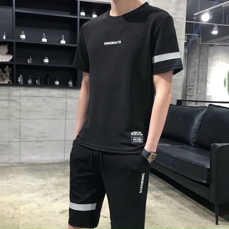 (HCM) SET BỘ ĐỒ THỂ THAO NAM ÁO THUN QUẦN NGẮN CỰC CHẤT THỜI TRANG 2022 HIYU STORE