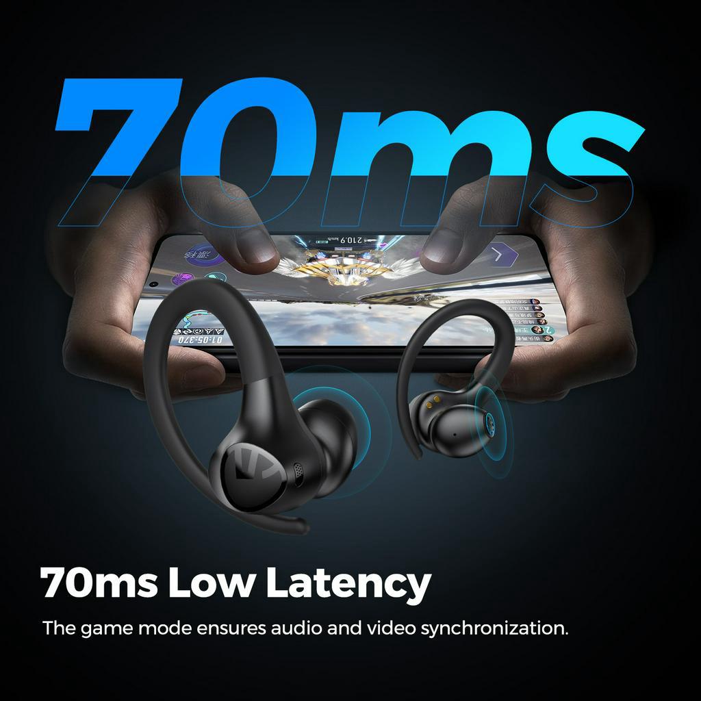 Ảnh SoundPEATS Wings 2 Tai nghe không dây Bluetooth 5.3 IPX4 cánh thiên thần móc vành tai điều khiển cảm ứng 4