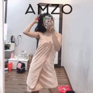 AMZO_KHĂN TẮM HÀN QUỐC 1M4*70CM NẶNG THẤM HÚT NHANH/ MỀM MỊN SIÊU THẤM HÚT