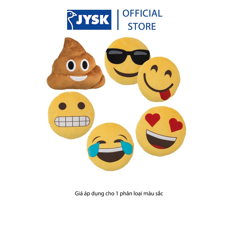 Gối trang trí hình mặt cười JYSK Emoji DK35cm Shopee Việt Nam