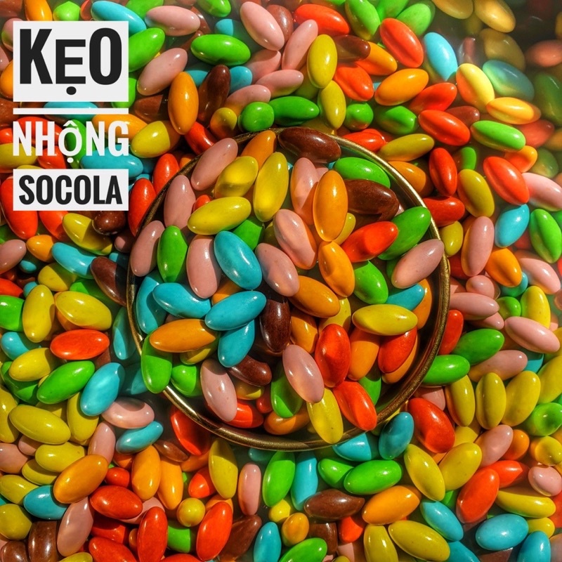 KẸO NHỘNG SOCOLA 7 MÀU[FREE SHIP] TỪ ĐƠN 50K, [Loại Đặc Biệt] Hàng ngon nhà làm