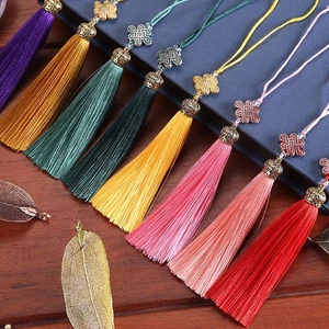 10cm Silk Tread Tua Rua Bàn Chải Có Nhẫn Để Trang Sức Làm Viền Tự Làm Bông Tai Mặt Dây Chuyền Charm
