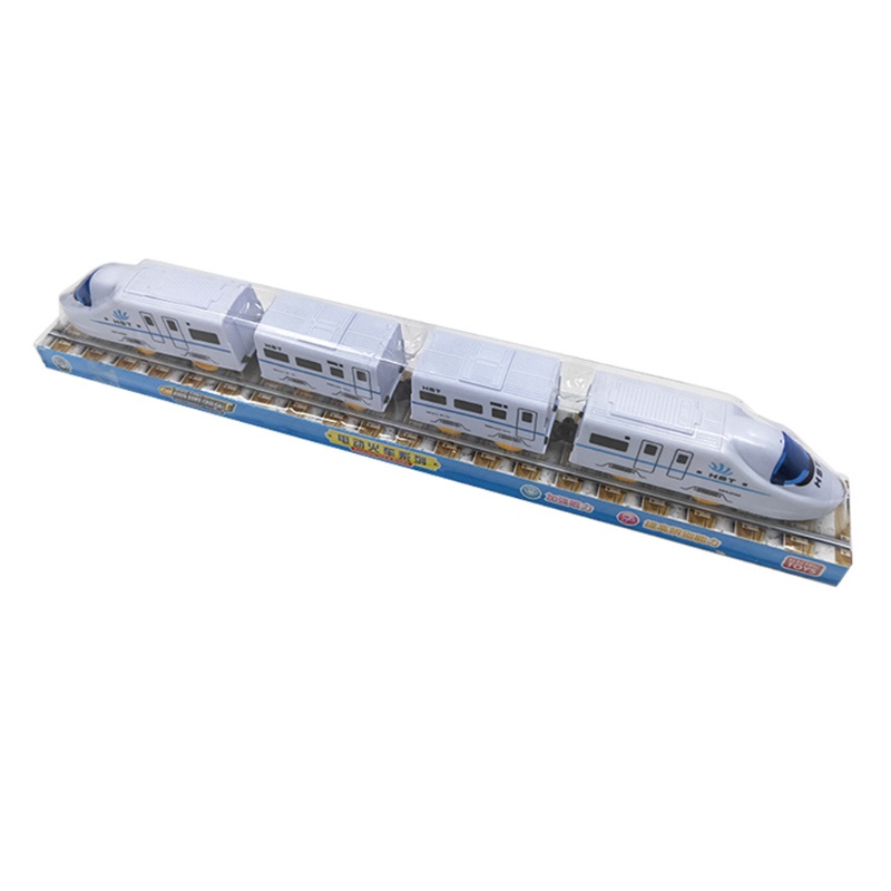 Dy 1 Bộ Xe Lửa Nhựa Tiếng Ồn Thấp Đồ Chơi Xe Lửa Điện Mô Hình Xe Lửa Tốc Độ Cao