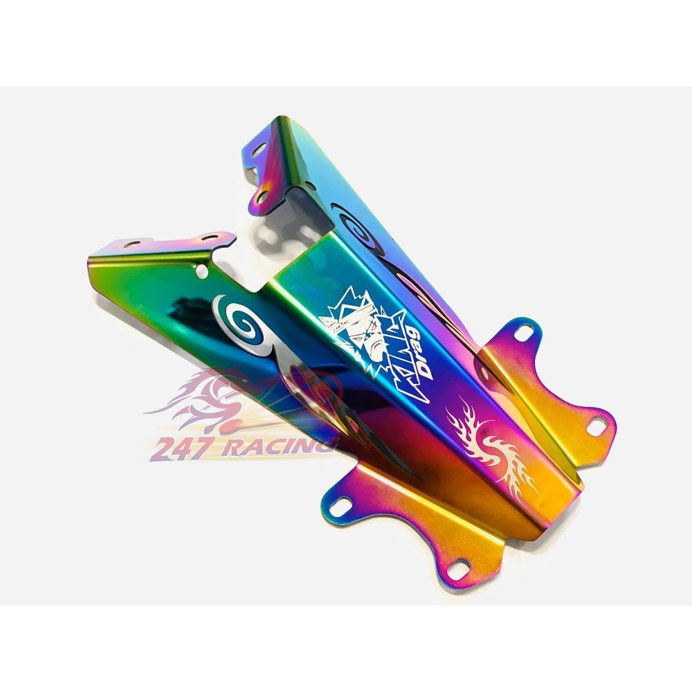 Dè KingDrag malay Inox Xi 7 màu Titan gắn Exciter 150