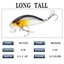 Mồi Spinner Minnow 4.2g/5cm, mồi nhựa nổi, 1 cái Umpan