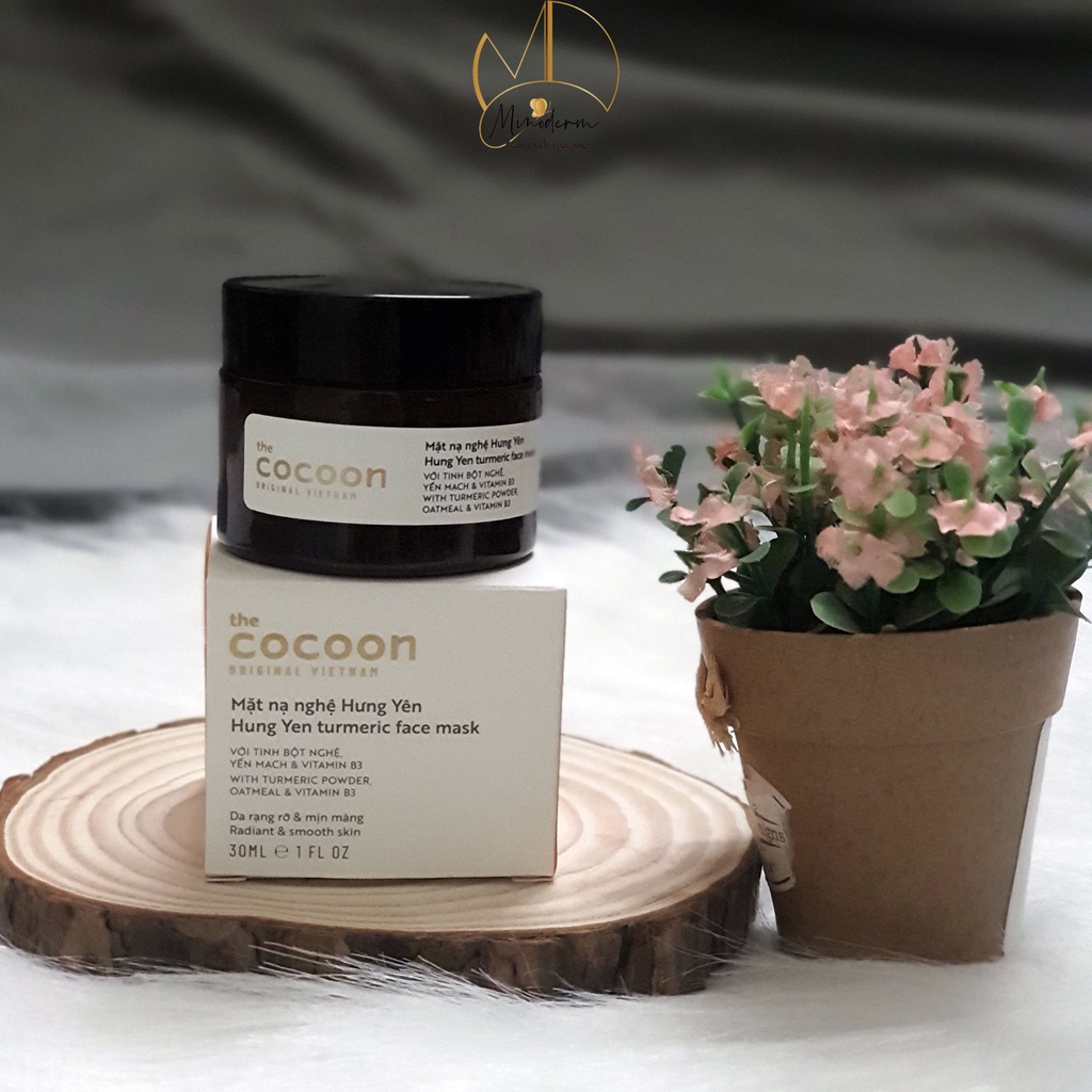 Ảnh Mặt nạ nghệ Hưng Yên cocoon 30ml (Turmeric face mask) đều màu, giảm thâm thuần chay không vàng da 1