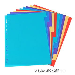Chia file nhựa 12 màu Foska HF289C-12C